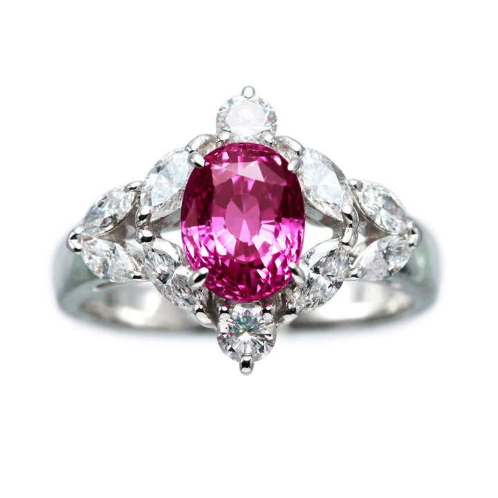 Pink Sapphire Ring | TAK0113
