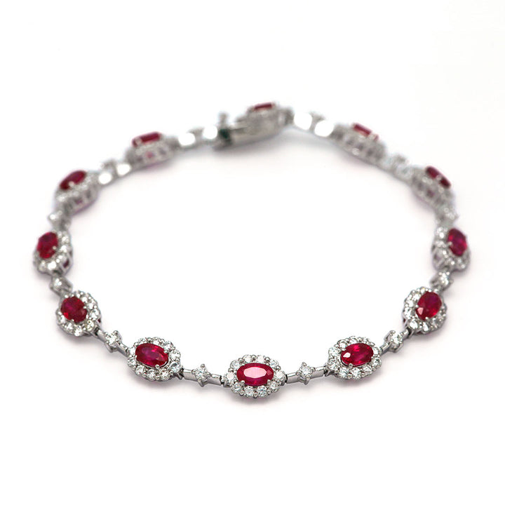 Ruby (pigeon blood) bracelet ｜ TAK0203