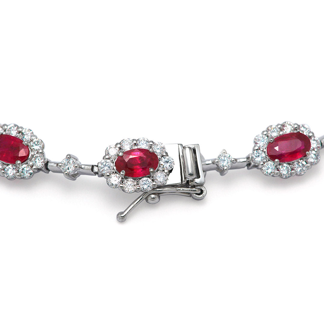 Ruby (pigeon blood) bracelet ｜ TAK0203