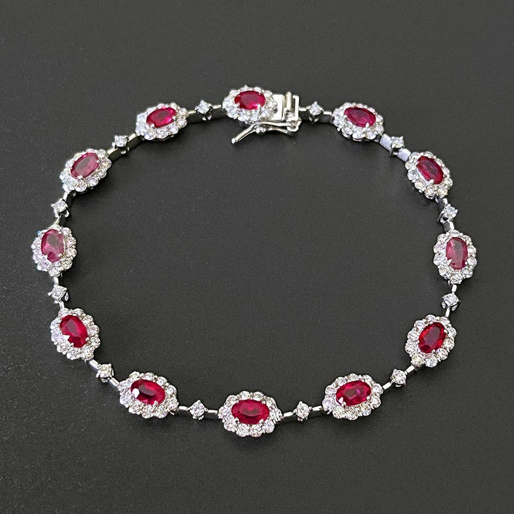 Ruby (pigeon blood) bracelet ｜ TAK0203