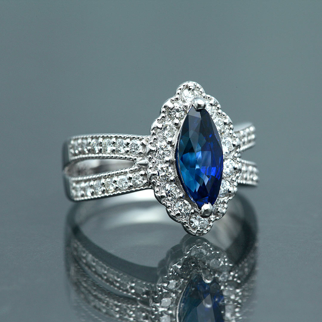 Royal Blue Sapphire Ring | TAK0208