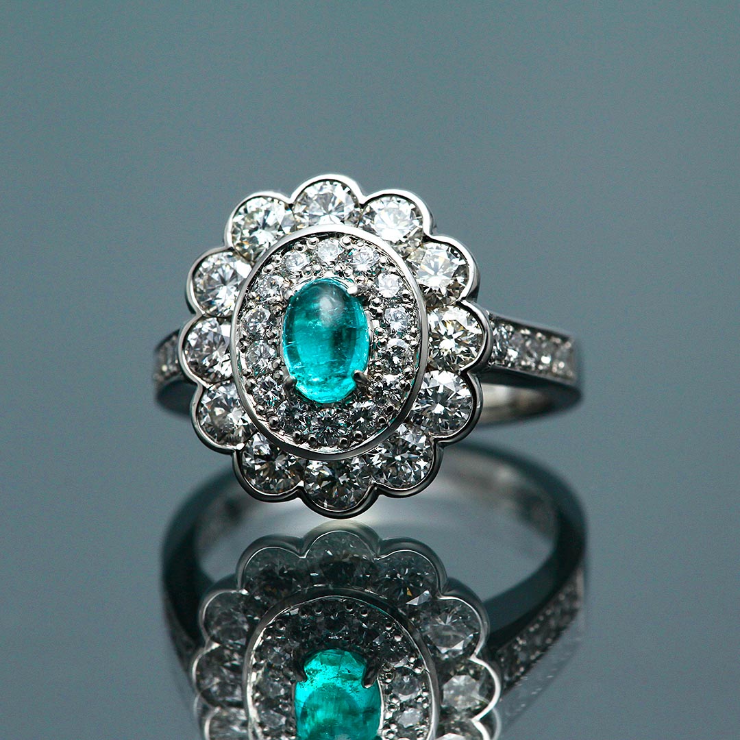 Paraiba tourmaline ring ｜ TAK0210