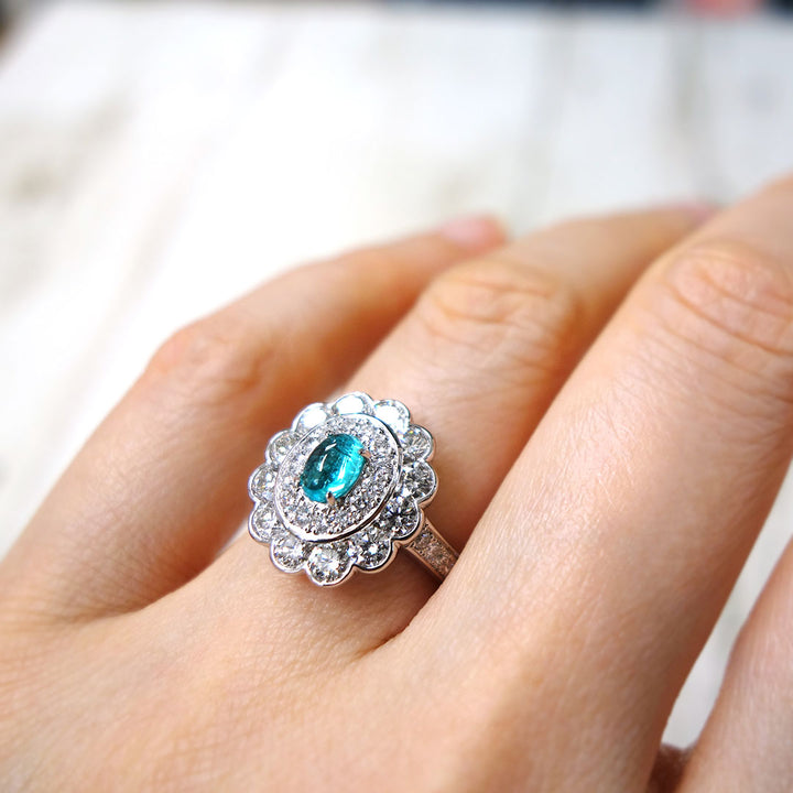 Paraiba tourmaline ring ｜ TAK0210