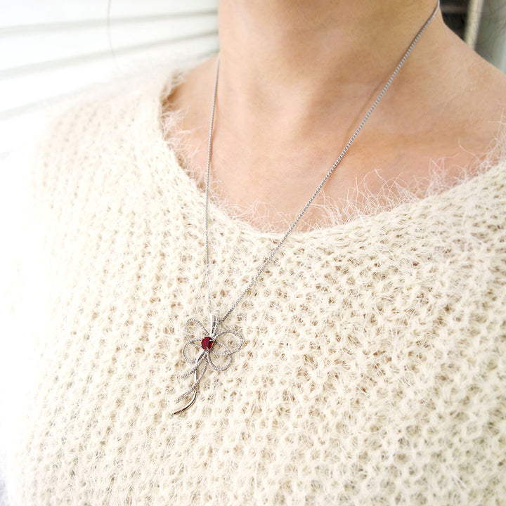 Ruby necklace ｜ TAK0215
