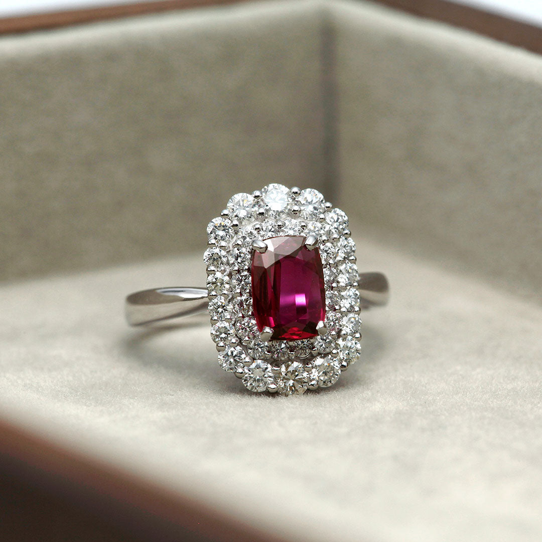non-heating&Pigeon Blood Ruby Ring | TAK0243