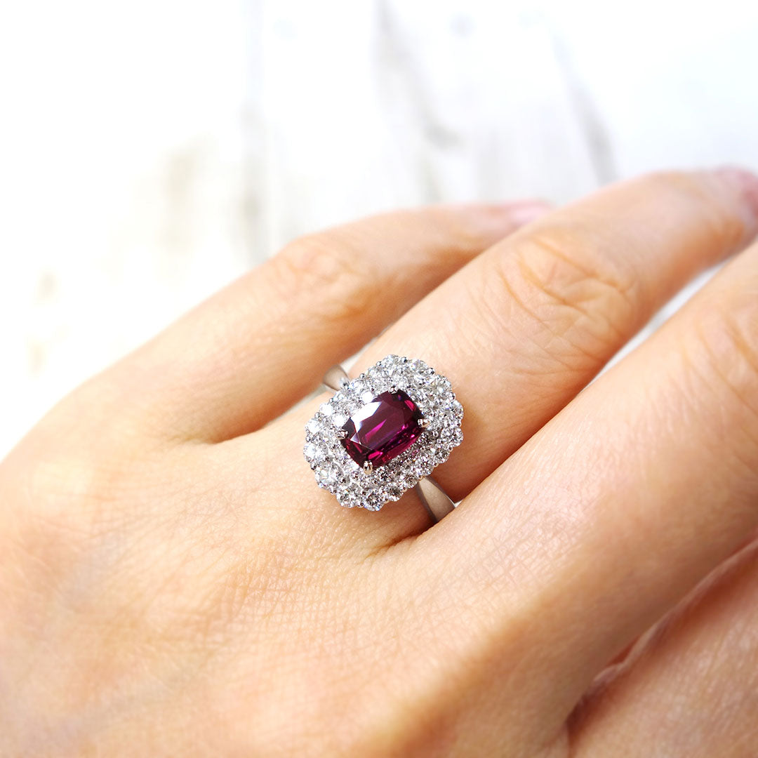non-heating&Pigeon Blood Ruby Ring | TAK0243