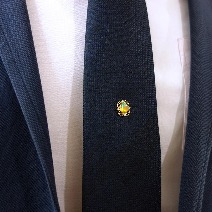 オパール タックピンブローチ ｜ TK01662