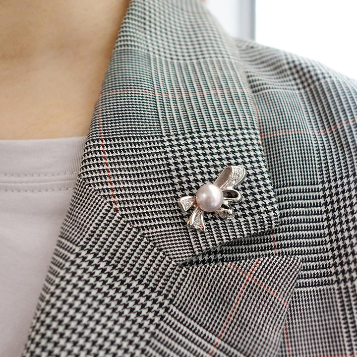 淡水パール タックピンブローチ ｜ TK01665