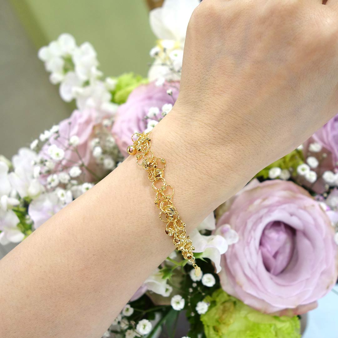 <tc>Yellow Gold Bangle ｜ BB01495</tc>