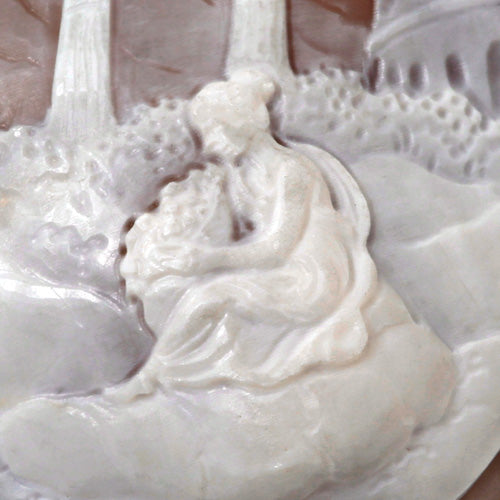 Shell Cameo Brooch (Pendant Top) | BX00554