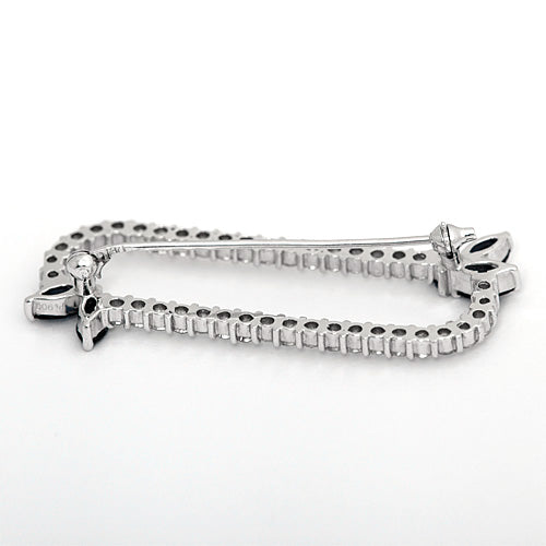 Sapphire & Diamond Brooch ｜ BX00581