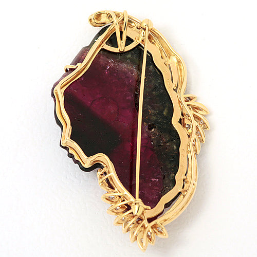 Tourmaline brooch (also for pendant top) | BX00708