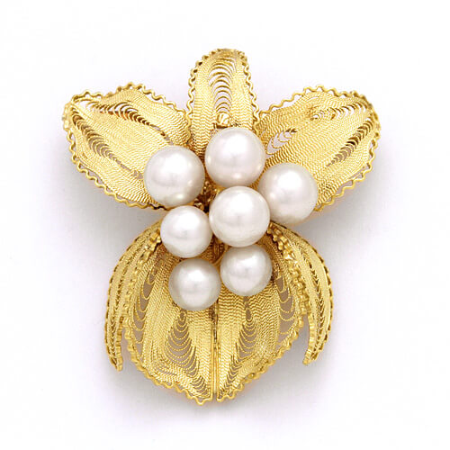 Akoya Pearl Brooch ｜ BX00762