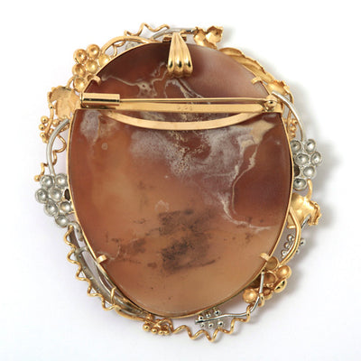 <tc>Shell Cameo Brooch (also used as a pendant top) ｜ BX00975</tc>