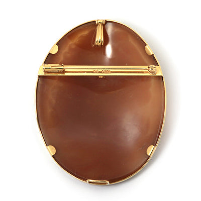 Shell cameo brooch (also used as a pendant top) ｜ BX01635