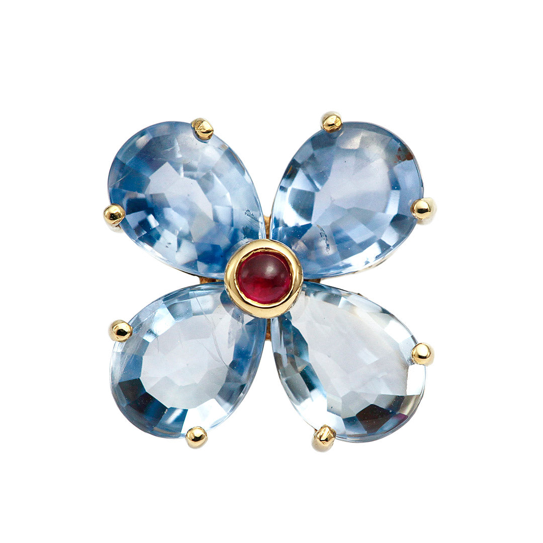 <tc>Sapphire Pin Brooch ｜ BX01701</tc>