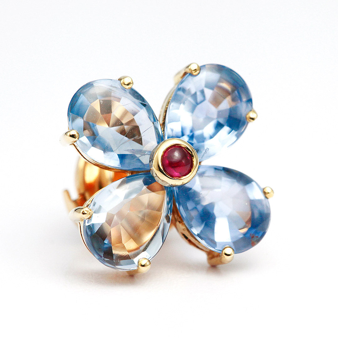 <tc>Sapphire Pin Brooch ｜ BX01701</tc>