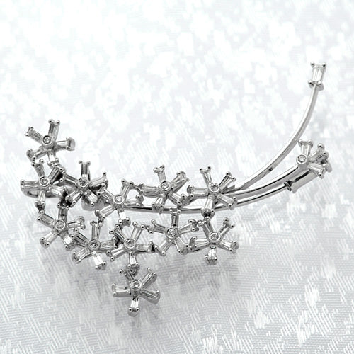 Diamond brooch (also for pendant top) | BX01793