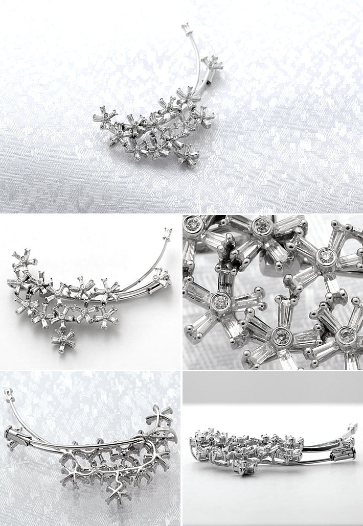 Diamond brooch (also for pendant top) | BX01793