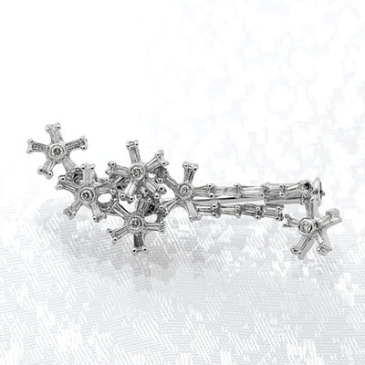 Diamond brooch (also for pendant top) | BX01797