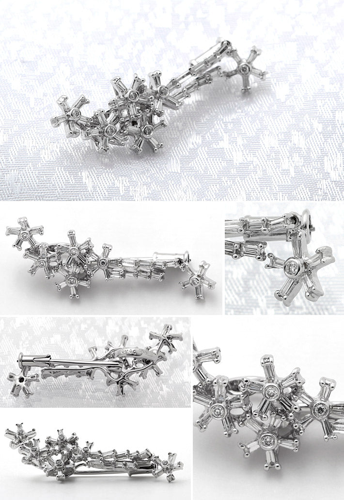 Diamond brooch (also for pendant top) | BX01797
