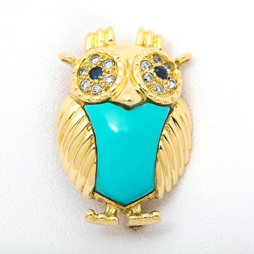 Turquoise brooch ｜ BX01803