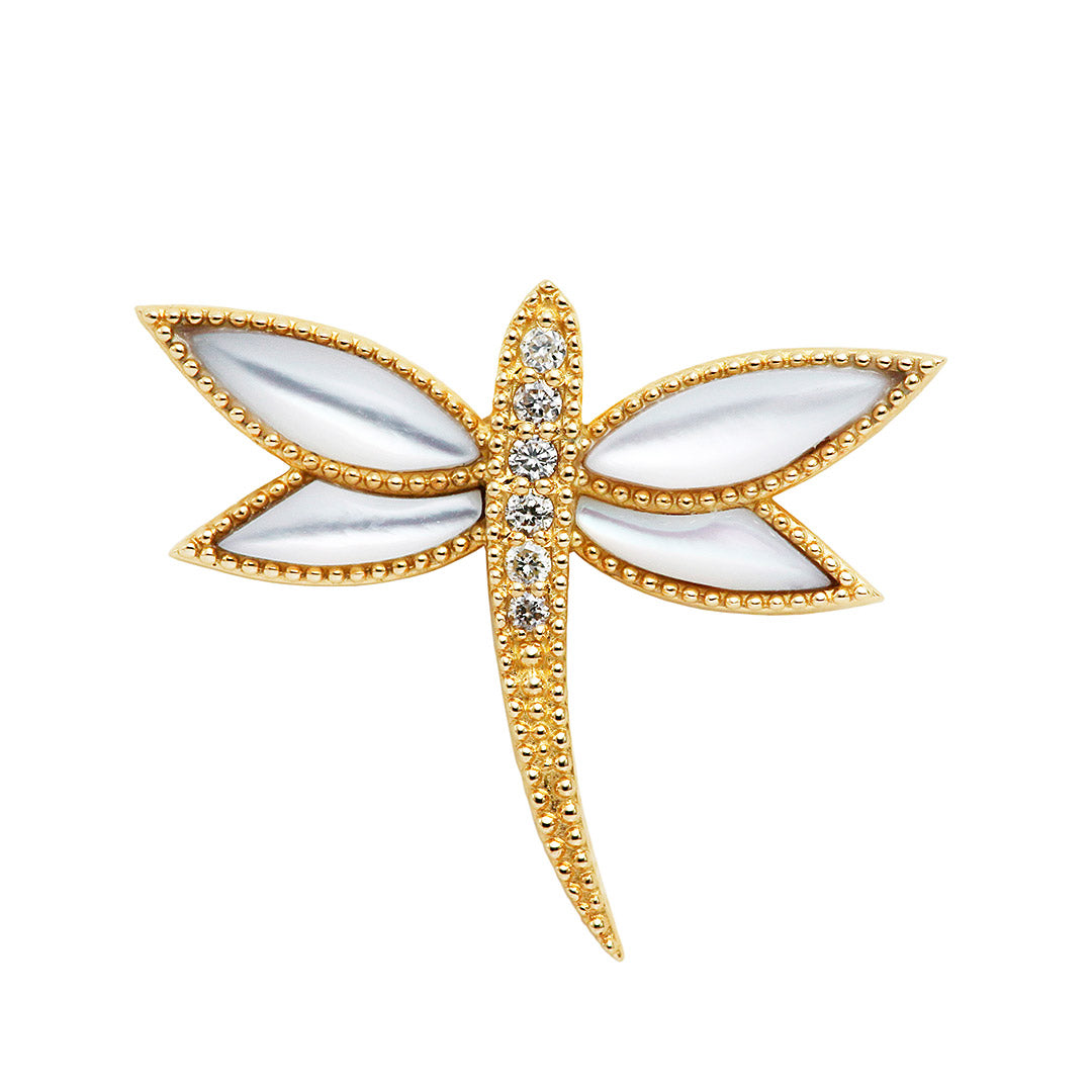 <tc>White Shell Tack Pin Brooch ｜ BX01972</tc>