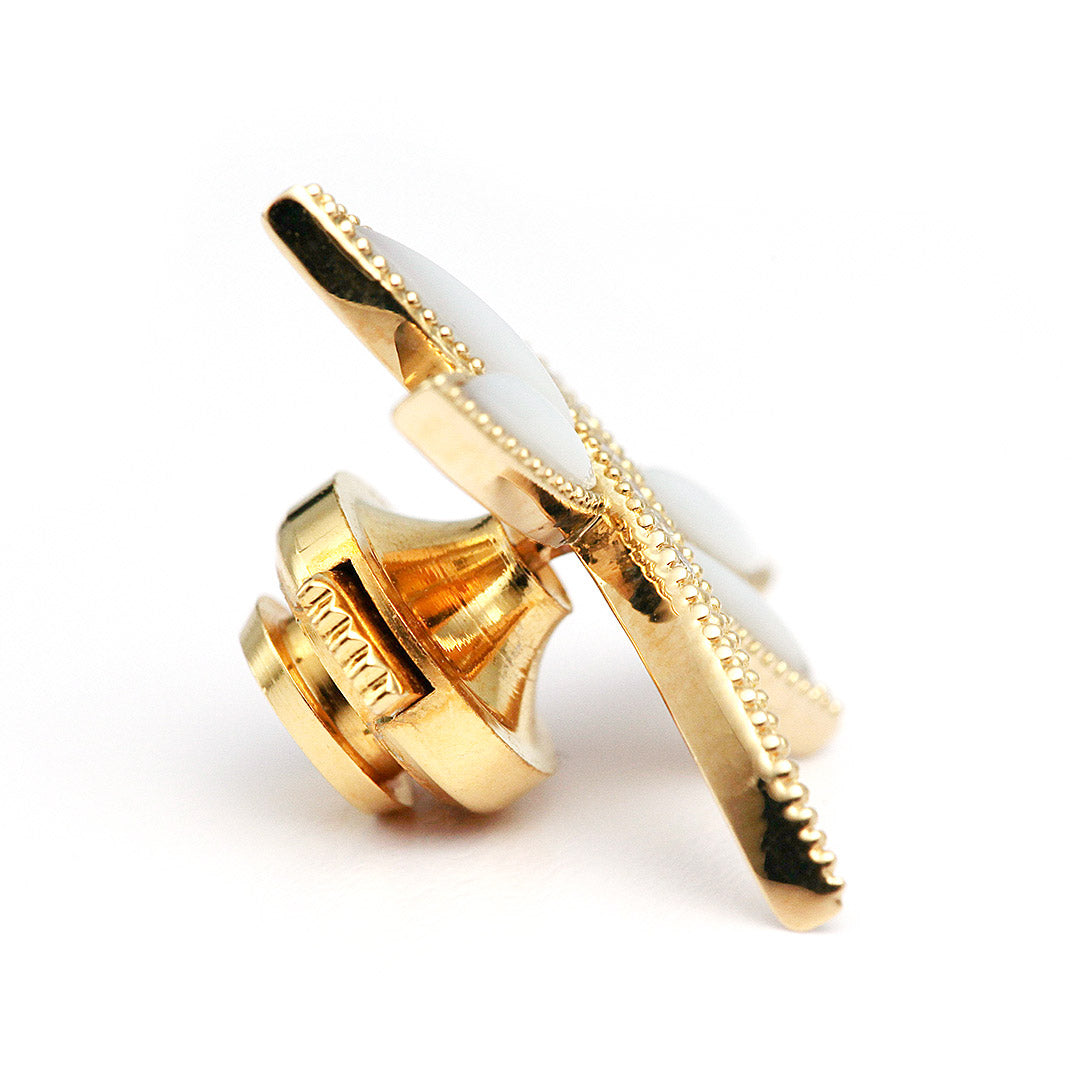 <tc>White Shell Tack Pin Brooch ｜ BX01972</tc>