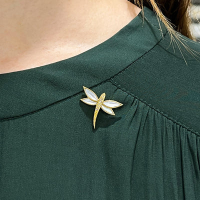 <tc>White Shell Tack Pin Brooch ｜ BX01972</tc>