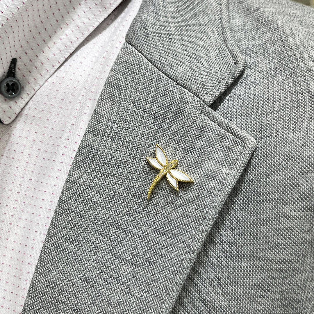 <tc>White Shell Tack Pin Brooch ｜ BX01972</tc>