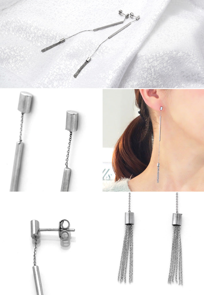 White Gold Earrings | EP03010