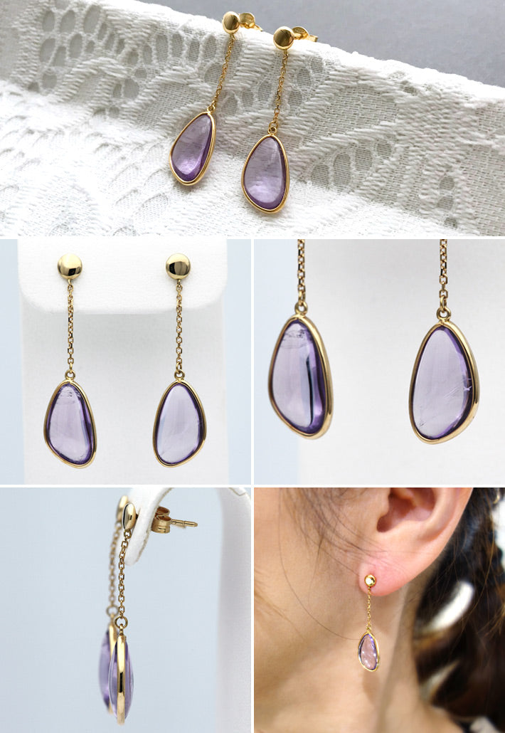 Amethyst Earrings ｜ EP03188