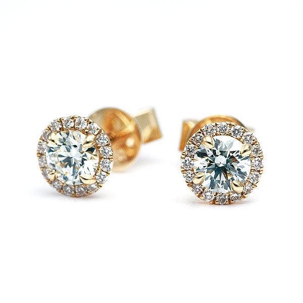 Diamond earrings ｜ EP03399<br>(0.302ct/G/VS2/EX , 0.309ct/G/VS2/EX H&amp;C)