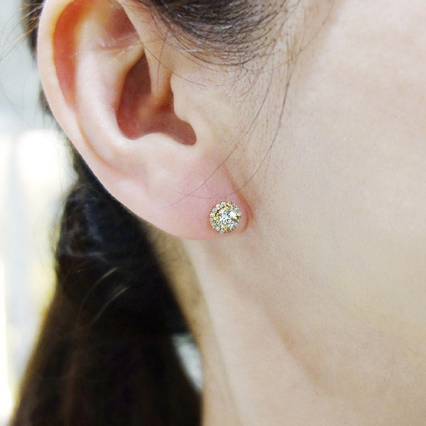 Diamond earrings ｜ EP03399<br>(0.302ct/G/VS2/EX , 0.309ct/G/VS2/EX H&amp;C)
