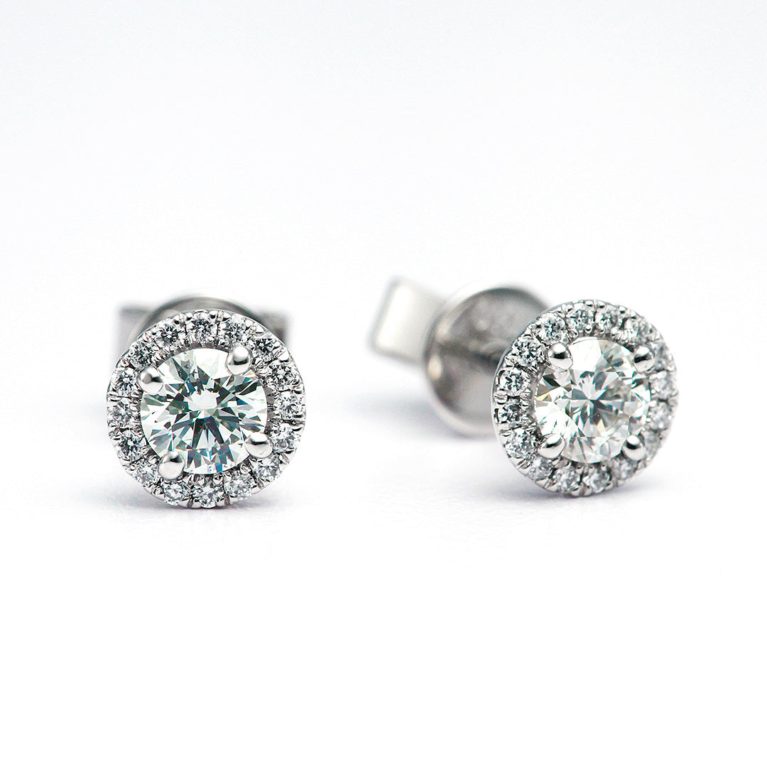 Diamond Earrings ｜ EP03430<br>(0.308ct/D/SI2/3EX , 0.320ct/D/SI2/3EX)