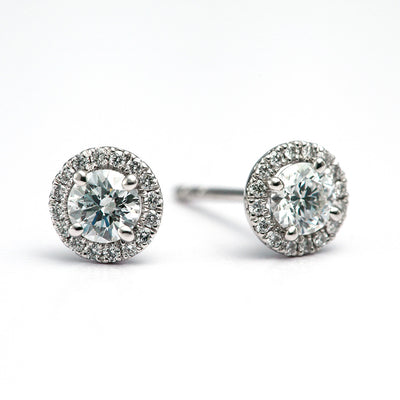 Diamond Earrings ｜ EP03430<br>(0.308ct/D/SI2/3EX , 0.320ct/D/SI2/3EX)