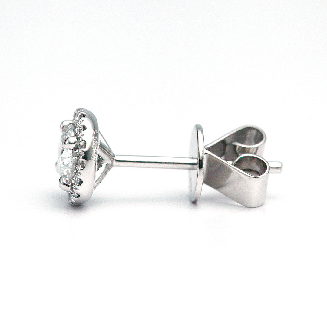 Diamond earrings ｜ EP03587<br>(0.345ct/E/SI1/VG, 0.325ct/E/SI1/VG)