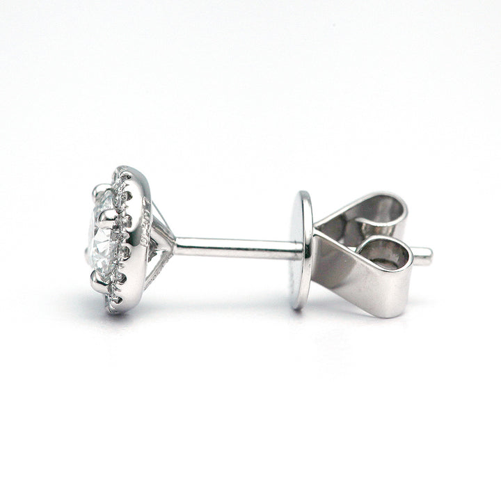 Diamond earrings ｜ EP03587<br>(0.345ct/E/SI1/VG, 0.325ct/E/SI1/VG)