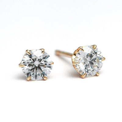 Diamond Earrings | EP03392<br>(0.566ct/G/SI2/EX H&C , 0.576ct/G/SI2/EX H&C)