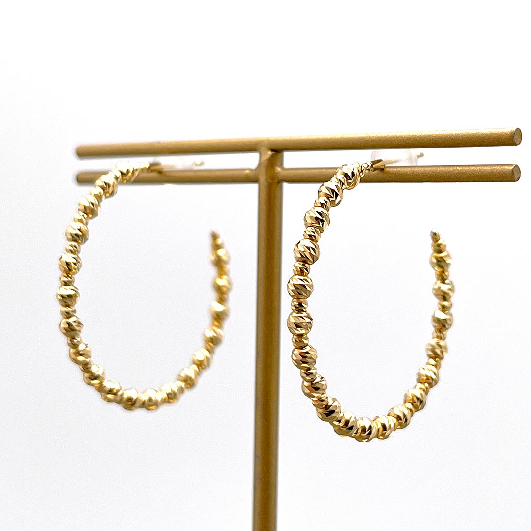 <tc>Yellow Gold Earrings ｜ EP03434</tc>