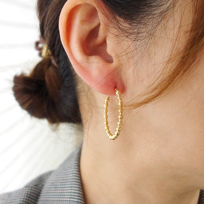 <tc>Yellow Gold Earrings ｜ EP03434</tc>