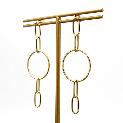 <tc>Yellow Gold Earrings ｜ EP03435</tc>