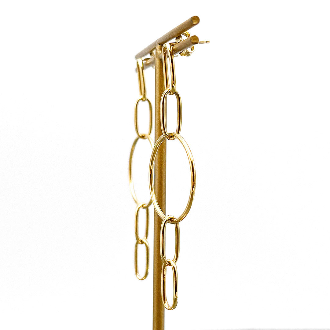 <tc>Yellow Gold Earrings ｜ EP03435</tc>