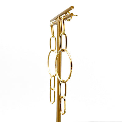 <tc>Yellow Gold Earrings ｜ EP03435</tc>