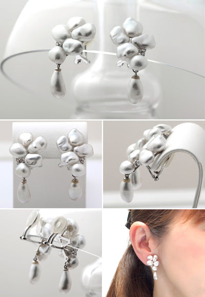 Keshi Pearl Earrings | EX03802