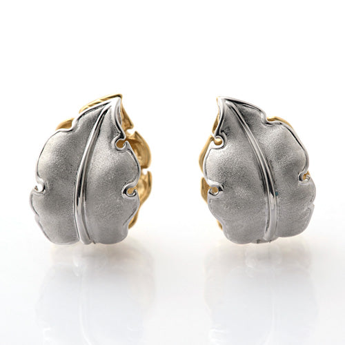 Yellow Gold x White Gold Earrings ｜ EX04190