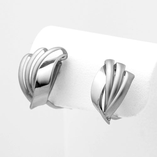 ホワイトゴールド イヤリング ｜ EX04211