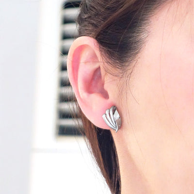 White Gold Earrings | EX04211