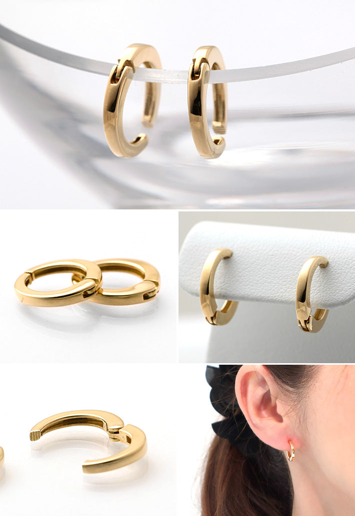 Yellow Gold Earrings ｜ EX04272