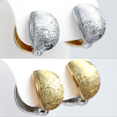 Yellow Gold x White Gold Earrings ｜ EX04317